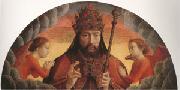 Gerard David God the Father Blessing (mk05) oil on canvas